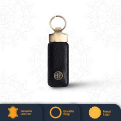HAMMONDS FLYCATCHER Genuine Leather Wallet & Keyring Combo, Gift for Boyfriend/Husband, Valentine's/Birthday Gift - Black