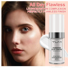2 Pack Concealer Cover,Flawless Colour Changing Foundation Makeup Base Nude Face Liquid Cover Concealer