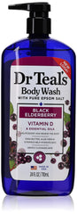 Dr Teal's Body Wash with Epsom Salt Black Elderberry 710Ml