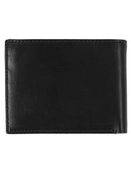 Steve madden Leather Rfid Blocking Wallet With Extra Capacity Id Window - Black