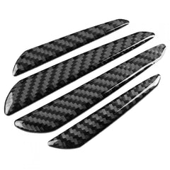 Folany Car Door Edge Guards, 4Pcs Car Bumper Body Protector Trim Guard, Universal Carbon Fiber Automotive Car Protection Door Anti-Collision Strips Trim Cover Stickers Fit for Most Car