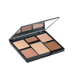 CONTOUR PALLETE POWDER 6-COLOR SOFT MATTE BRONZER OFFICE MAKEUP (02)