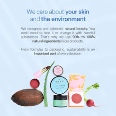 TEIA Cosmetics - Moisturizing Light Coverage Foundation, Natural Finish. Non-toxic, vegan, cruelty-free. (NUDE BEIGE)