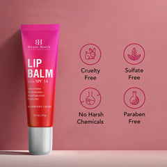 Botanic Hearth Raspberry Lip Balm with SPF for Dry, Chapped Lips with Jojoba Oil, Vitamin E & Allantoin | Lip Care Balm with Sun Protection | Soothing with a Transparent Shine | 0.3 oz