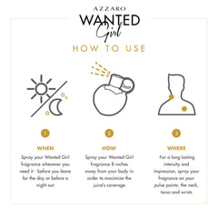 AZZARO Wanted Girl Eau de Parfum For Women, 80 ml