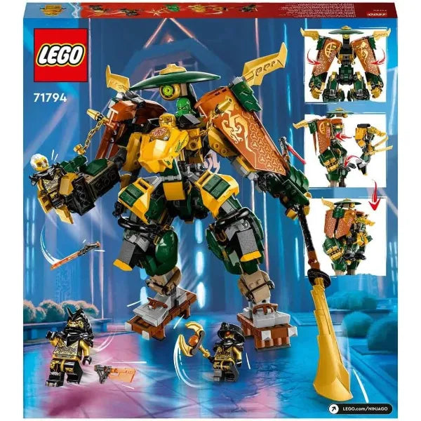 LEGO NINJAGO Lloyd and Arin's Ninja Team Mechs Building Toy Set