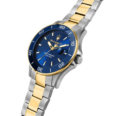 Maserati Lifestyle Date Analog Dial Color Blue Watches for Men - R8873600007