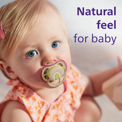 AVENT Philips Ultra Air Pacifier - 4 x Light, Breathable Baby Pacifiers for Babies Aged 0-6 Months, BPA Free with Sterilizer Carry Case, SCF085/51