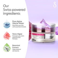 Swiss Image Anti-Age Care Elasticity Boosting Face Day Cream, Face Anti Wrinkle Cream for Women, Reduces Appearance of fine Lines & Wrinkles, Moisturizes Skin, Suitable for All Skin Types, 50ml