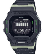 Casio G-Shock Analog-Digital World Time Watch - Black / White / Black