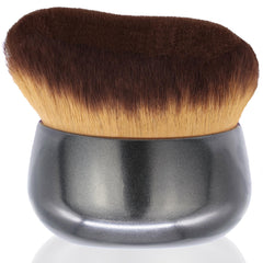 EOICCEOH Extra Large Body Makeup Brush For Self Tanner, Leg Makeup &Bronzer Blend,75 mm Wide-headed Kabuki Brush Provides More Even &Pretty Application, Oval Face&Back Makeup Brush, Wet&Dry Use- Glamour Black
