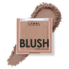 Lamel Blush Cheek Taupe Color Mini - Natural, Lightweight, Smooth, Blendable Powder - Shading & Contouring - 4 Universal Shades Powder Blush - Cruelty Free - β 404 (Taupe) - 3.8g / 0.13