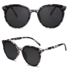 SOJOS Classic Retro Round Sunglasses Women Men Large Glasses SJ2067