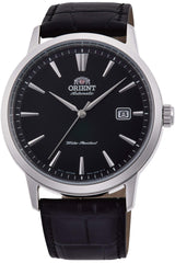 Orient RA-AC0F05B10B Men's Analogue Automatic Watch with Leather Strap, Schwarz, Strap