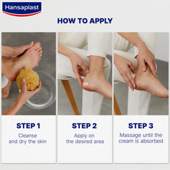 Hansaplast Dry Feet Moisturizing Cream | Intensive Moisturizing | Protects against callus formation | Foot Care | Foot Cream | 10% Urea | 100ml