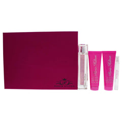 Paris Hilton Heiress For Women, Mini, Set Of 4 (Body Lotion, Bath, Shower Gel and Eau de Parfum Spray)