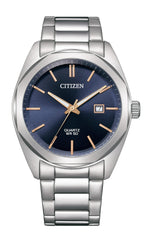 Citizen Analog Blue Dial Men's Watch-BI5110-54H, Grey