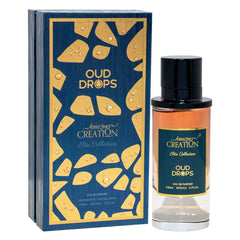 Amazing Creation Oud Drops Eau de Perfume for Unisex, 80 ml