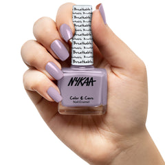 Nykaa Breathable Nail Enamel (Keep Calm - 310) - Nail polish formulated with advanced oxygen technology, free from harmful chemicals
