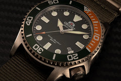 Orient RA-AC0K04E10B Icon Analog Automatic Sports Watch for Men, 43.5 mm Case Size, Green