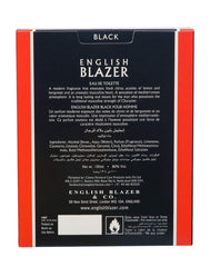 English Blazer Eau de Toilette Black - 100 ml