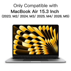 JETech Screen Protector for MacBook Air 15-Inch (M2-M5, 2023-2026), Anti-Glare PET Matte Film, Anti-Fingerprint, 2-Pack