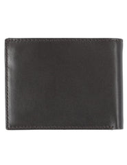 Steve madden Leather Rfid Blocking Wallet With Extra Capacity Id Window - Brown