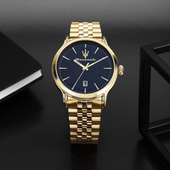 Maserati Men's Watch Epoca Limited Edition, Time and Data, Quartz Watch - R8853118023 - Gold