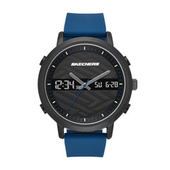 Skechers Analog-Digital Watch for Men - Lawndale Black, Blue