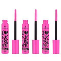 essence | I Love Extreme Volume Mascara Crazy Volume (Pack of 3) | Paraben Free | Cruelty Free | Black