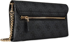 GUESS Womens Noelle Crossbody Flap Organizer Handbag (pack of 1)