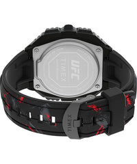 Timex UFC Men's Shockxl 50mm Watch - Black Strap Digital Dial Black Case - Black/Digital/Black
