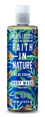 FAITHINNATURE BODY WASH - BLUE CEDAR 400 ml (Pack of 1) : 40467