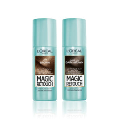L’Oréal Paris Magic Retouch Instant Root Concealer, Brown 75 ml & Magic Retouch, Dark Brown