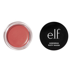e.l.f. Cosmetics Luminous Putty Blush, Putty To Powder Blush With A Shimmer Finish, Lightweight, Buildable Formula, Belize