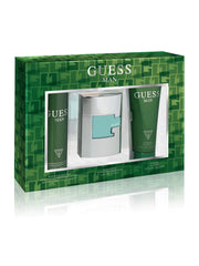 GUESS Green 75ml EDT + 200ml Shower Gel + 226ml Body Spray Set For Men