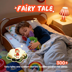 AI Smart Interactive Plush Toy - Emotional AI Companion, Phonics Practice, Learning Assistant, Knowledge Q&A, Storyteller ect, Multiple Languages Parental Control App with Chat Summary (Colorful)