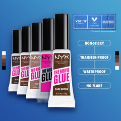 NYX PROFESSIONAL MAKEUP | THE BROW GLUE INSTANT BROW STYLER - BLACK