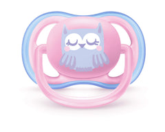 AVENT Philips Ultra Air Pacifier, 0-6 Months, Owl/Deer, 4 Pack, SCF085/08