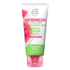 Petal Fresh Hydrating Watermelon & Cucumber Facial Mask, 200ml | With Hyaluronic Acid | For Skin Moisturizing, Cooling, Renewing | Natural & Vegan
