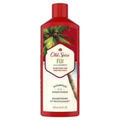 Old Spice Fiji Men's 2-in-1 Shampoo & Conditioner, 14 fl oz, 5.449 fl oz