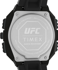 Timex UFC Men's Shockxl 50mm Watch - Black Strap Digital Dial Black Case - Black/Digital/Black