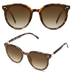 SOJOS Classic Retro Round Sunglasses Women Men Large Glasses SJ2067