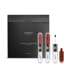 KIKO Milano Unlimited Double Touch Lipstick Kit | Lip Kit Containing 3 Two-Step Liquid Lipsticks