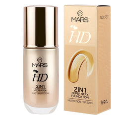 Mars HD 2 IN 1 Super Stay Foundation With Free Adbeni Kajal Worth