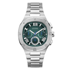 GUESS BR SLV CS W/BR SLV TOP PART/SUN GRADIENT GREEN MF DL/BR/P SLV BRCT