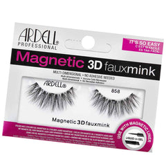 Ardell Magnetic Faux Mink 858 β Reusable Magnetic Strip Lashes (Faux Mink)