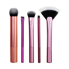 Real Techniques Artist Essentials Complete Face Makeup Brush Set For Makeup Artist Inspired Looks