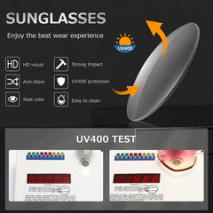 AEVOGUE Sunglasses For Women Oversized Rimless Diamond Cutting Lens Sun Glasses AE0534