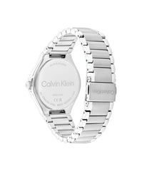 CALVIN KLEIN WOMEN'S BLUE DIAL STAINLESS STEEL BRACELET WATCH - 25100051